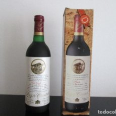 Coleccionismo de vinos y licores: BOTELLA DE VINO LAGAR CANARIO COSECHA 1986 BOTELLA NUMERADA LEAN DESCRIPCION. Lote 77904857