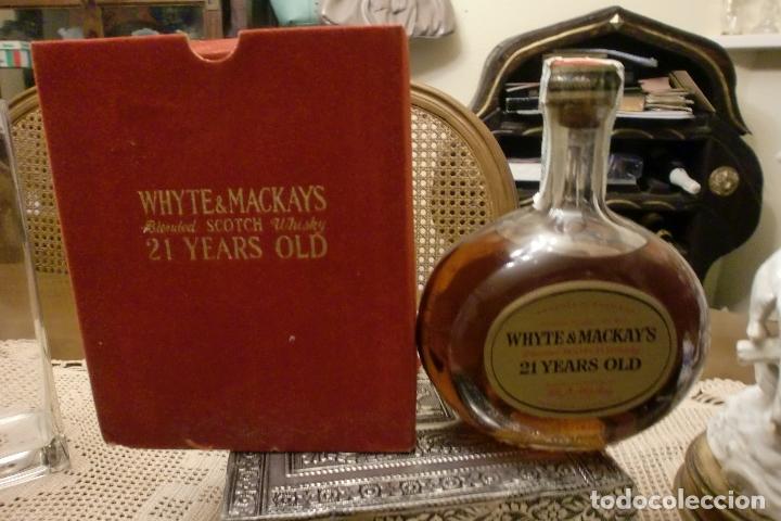 Coleccionismo de vinos y licores: WHISKY WHITE MACKAYS 21 YEARS - Foto 1 - 79074537