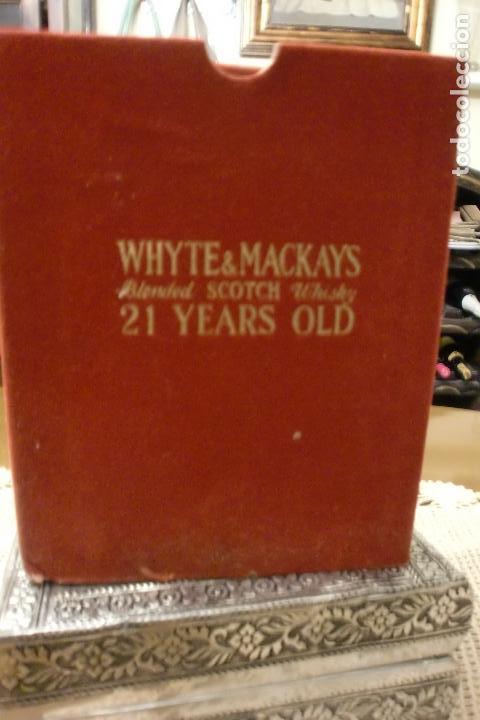 Coleccionismo de vinos y licores: WHISKY WHITE MACKAYS 21 YEARS - Foto 3 - 79074537