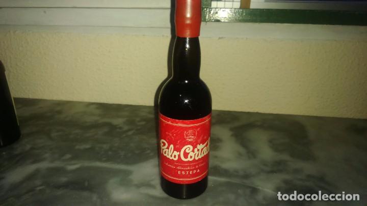 Colecionismo de vinhos e licores: Antigua Botella miniatura palo cortado estepa sin abrir