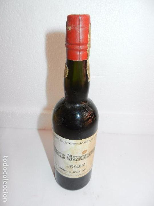 Colecionismo de vinhos e licores: BOTELLIN OLOROSO SUPERIOR DIEZ HERMANOS. JEREZ DE LA FRONTERA ESPA&Ntilde;A.