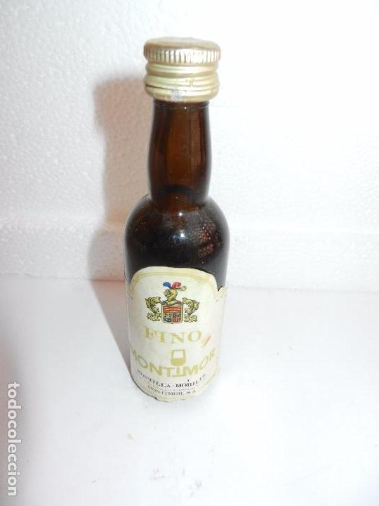 Collection of wines and liquors: BOTELLIN FINO MONTIMOR BODEGAS MONTIMOR S.A. MONTILLA MORILES CORDOBA ESPA&Ntilde;A.