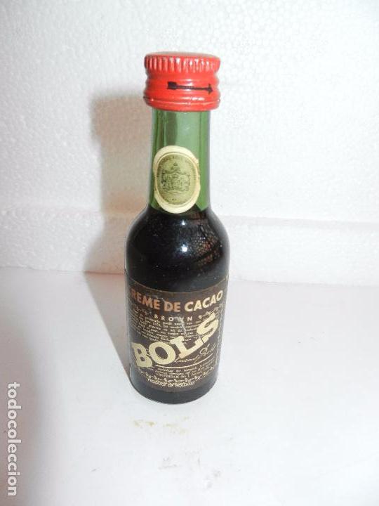 Colecionismo de vinhos e licores: BOTELLIN CREME DE CACAO BOLS. PRODUCE OF HOLLAND.