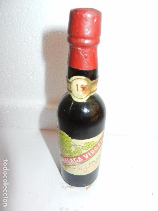Colecionismo de vinhos e licores: BOTELLIN MALAGA VORGEN SWEET. BODEGAS LOPEZ HERMANOS S.A. MALAGA ESPA&Ntilde;A.