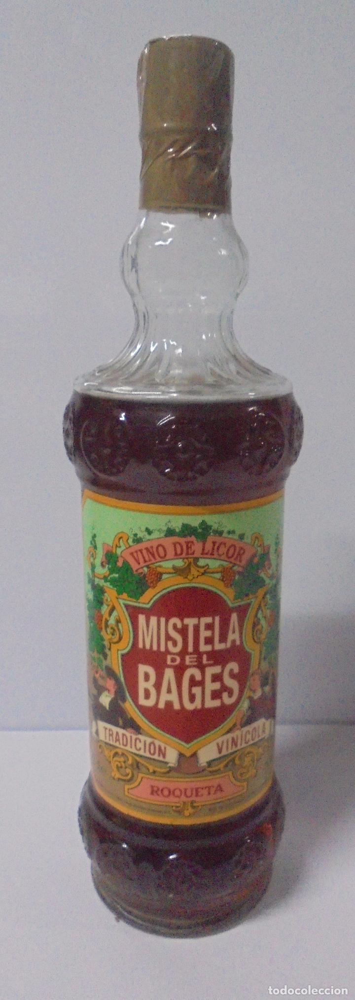 Coleccionismo de vinos y licores: BOTELLA DE VINO DE LICOR. MISTELA DEL BAGES. ROQUETA. BODEGAS ROQUETA. 31,5 CM ALTO
