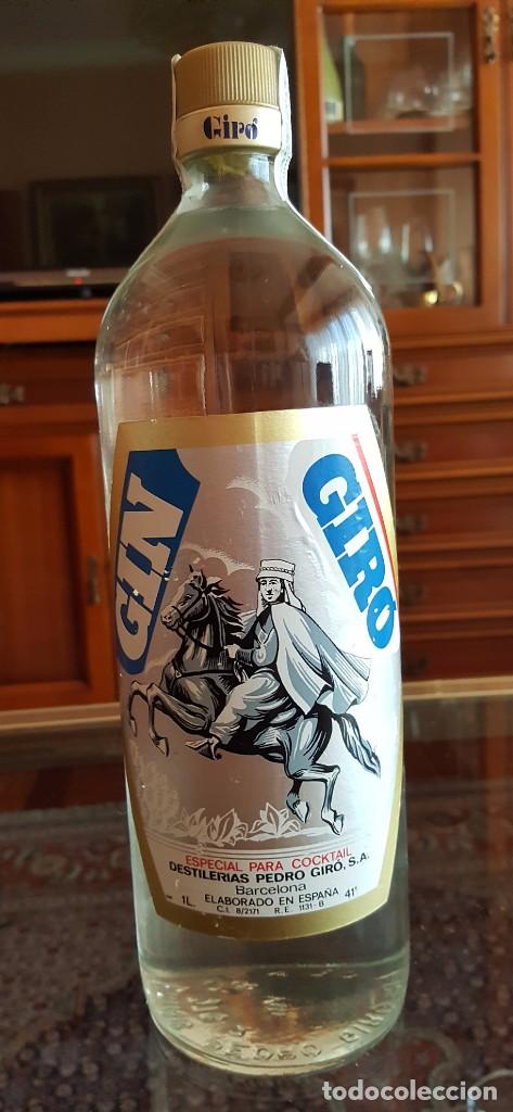 Coleccionismo de vinos y licores: BOTELLA GIN GIRO - Foto 1