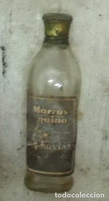 Coleccionismo de vinos y licores: BOTELLIN MARRAS QUINO. DESTILERIA VILA MOTA&Ntilde;A   RF-5132