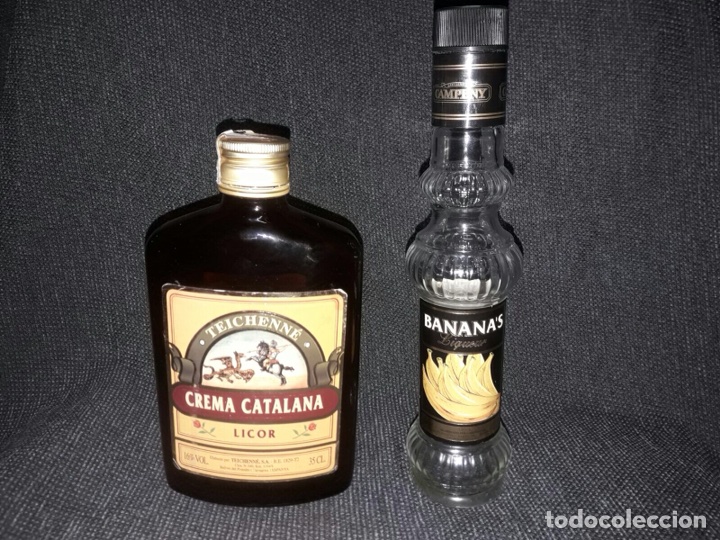 Conjunto De Dos Botellas De Licor Vintage Comprar Coleccionismo De Vinos Licores Y Aguardientes En Todocoleccion 99476882
