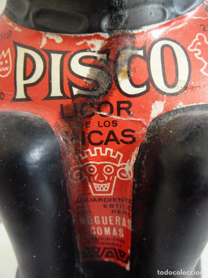 Coleccionismo de vinos y licores: BOTELLA DE PISCO - EL LICOR DE LOS INCAS - Foto 2
