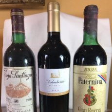 Coleccionismo de vinos y licores: TRES BOTELLAS DE RIOJA DE 1980, 2011 Y 1948. Lote 279324508