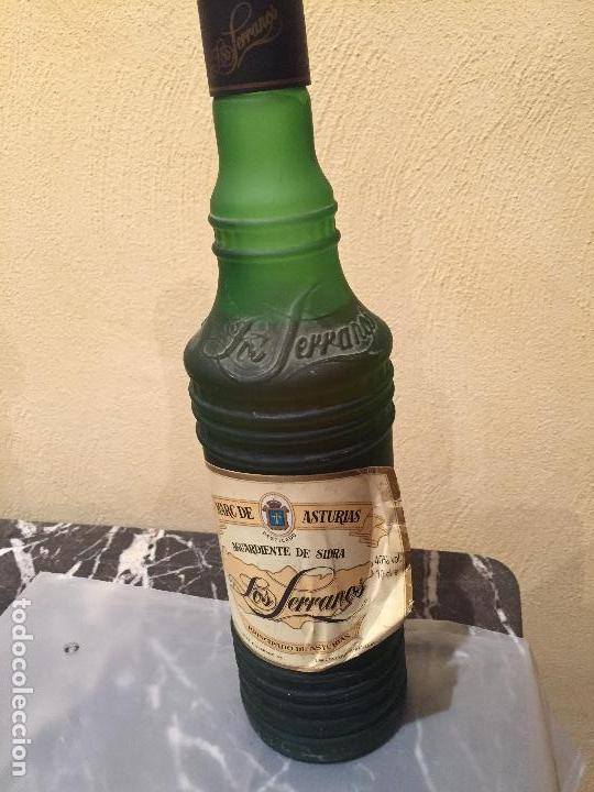 Coleccionismo de vinos y licores: Botella de aguardiente de sidra - Foto 1