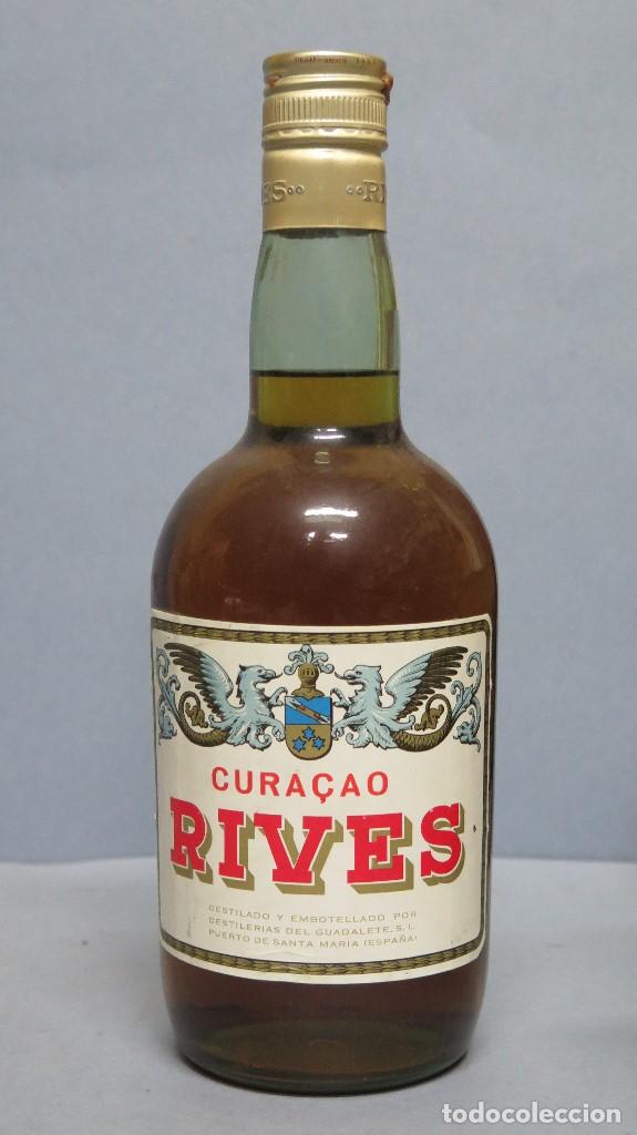 Collectionnisme de vins et liqueurs: RARA ! BOTELLA RIVES. CURA&Ccedil;AO. SIN ABRIR