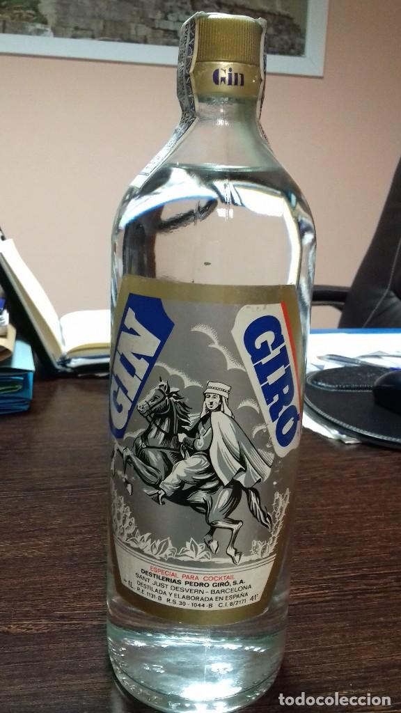 Coleccionismo de vinos y licores: BOTELLA DE GINEBRA GIN GIR&Oacute;