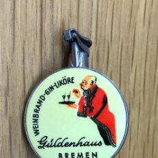 Coleccionismo de vinos y licores: DOSIFICADOR DE BOTELLA - WEINBRAND GIN LIKÖRE - GÚLDENHAUS - BREMEN