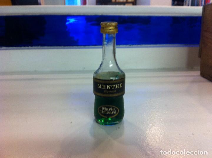 Sammlung von Weinen und Lik&ouml;ren: BOTELL&Iacute;N (MARIE BRIZARD) MENTHE LIQUEUR. ENVASE DE VIDRIO. L&Iacute;QUIDO POR LA MITAD