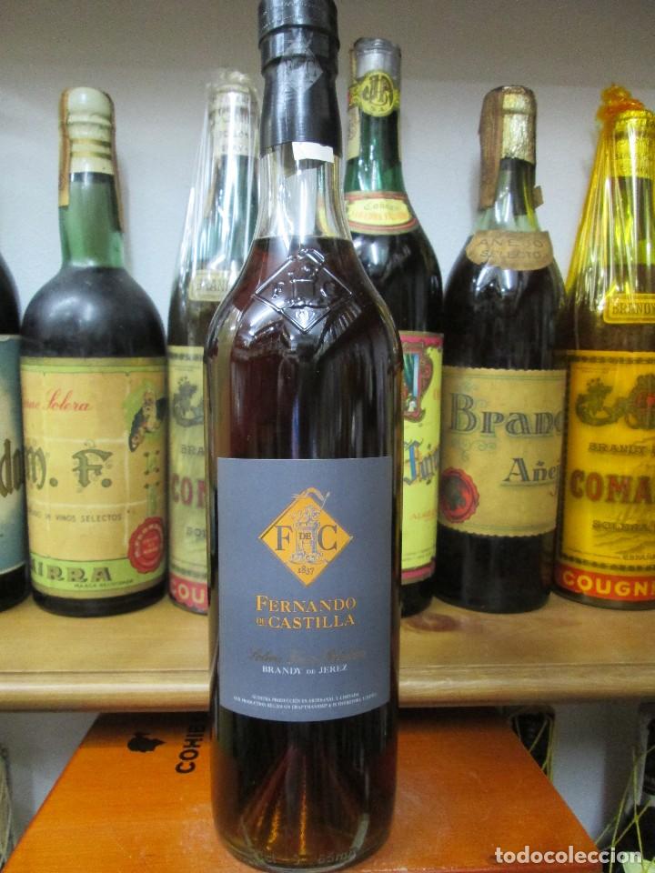 Coleccionismo de vinos y licores: ANTIGUA BOTELLA BRANDY CO&Ntilde;AC, FERNANDO DE CASTILLA SOLERA GRAN RESERVA