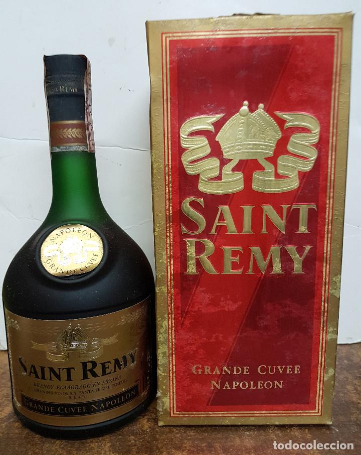 Coleccionismo de vinos y licores: BRANDY SAINT REMY (precinto de 4 pta.)