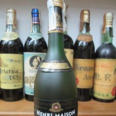 Coleccionismo de vinos y licores: ANTIGUA BOTELLA BRANDY COÑAC, HENRI MAISÒN V.S. FINE COGNAC