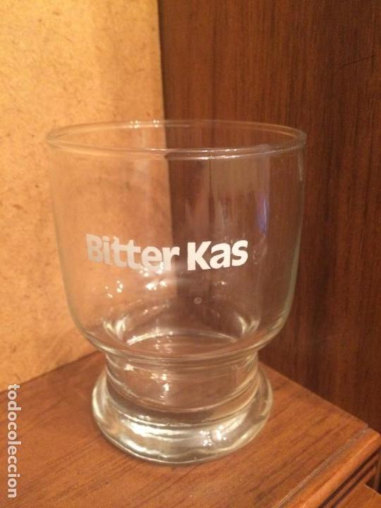 Coleccionismo de vinos y licores: Bitter Kas. Vaso nuevo. - Foto 1