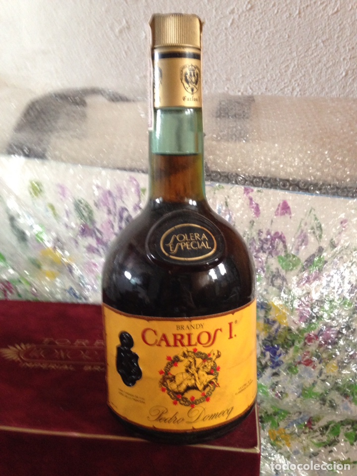 Adaptado repentinamente Remo Botella brandy carlos i, solera especial, pedro - Vendido en Venta Directa  - 133261205