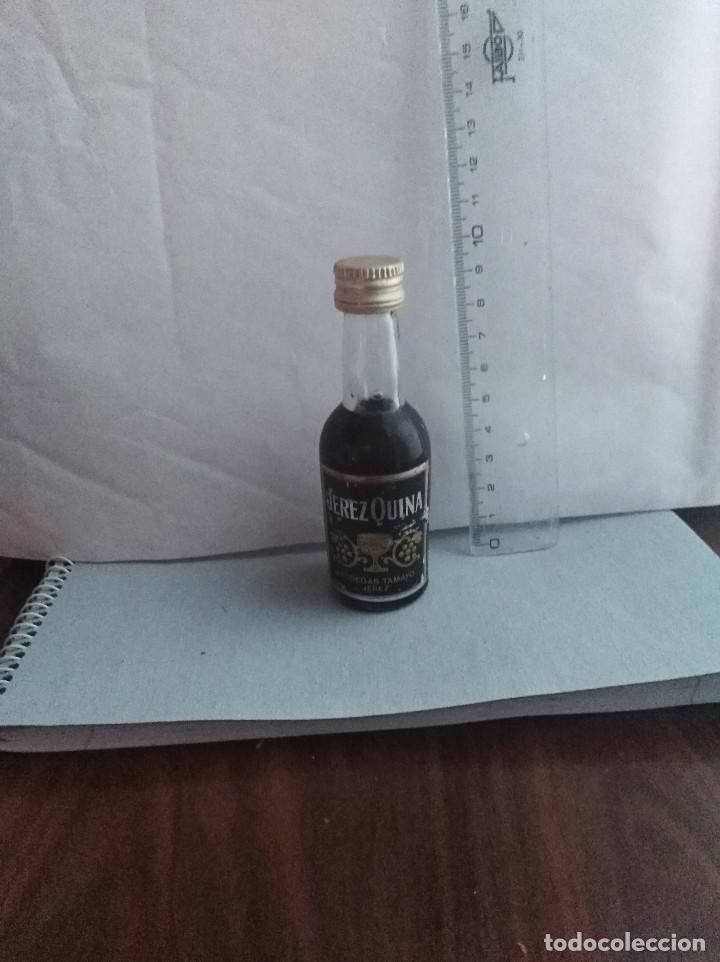 Coleccionismo de vinos y licores: Botella botellin jerez quina cadiz bodegas tamayo