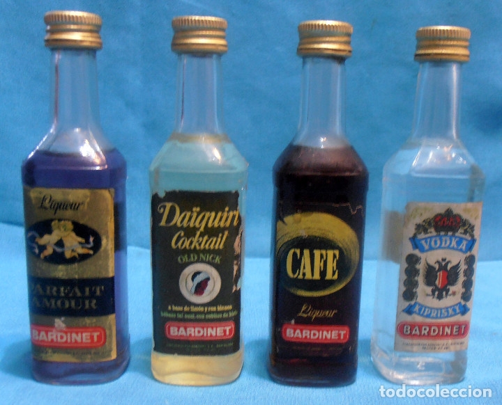 Coleccionismo de vinos y licores: 4 BOTELLINES BARDINET, - Foto 1
