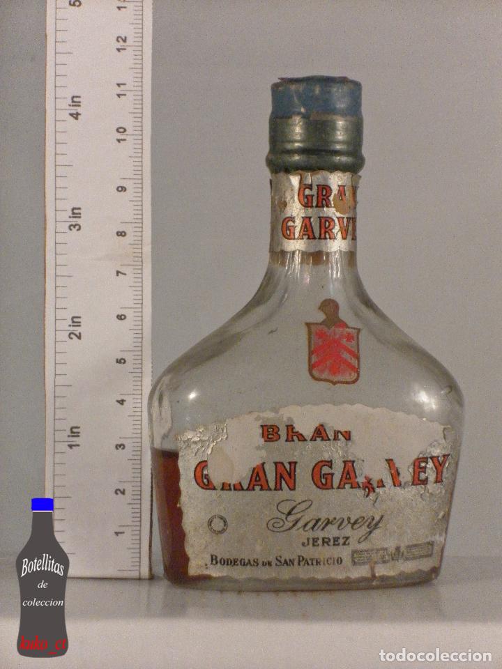 Coleccionismo de vinos y licores: BOTELLITA BOTELLIN BRANDY GRAN GARVEY JEREZ BODEGAS SAN PATRICIO JEREZ DE LA FRONTERA