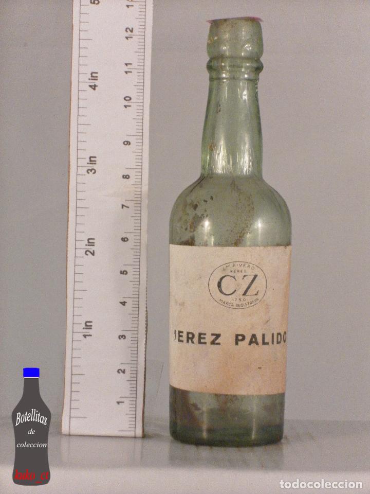 Sammlung von Weinen und Lik&ouml;ren: BOTELLITA BOTELLIN JEREZ PALIDO CZ JM RIVERO JEREZ DE LA FRONTERA