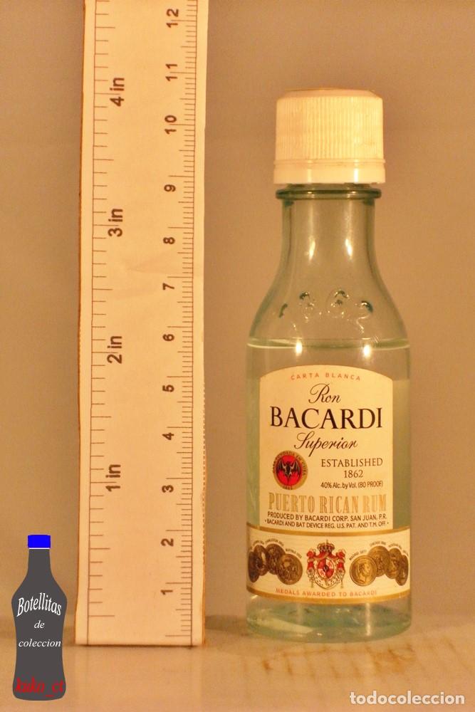 Sammlung von Weinen und Lik&ouml;ren: BOTELLITA BOTELLIN RON BACARDI SUPERIOR PUERTO RICAN RUM BACARDI CORP