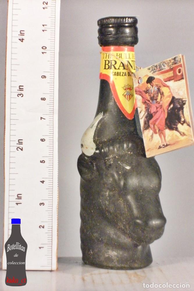 Coleccionismo de vinos y licores: BOTELLITA BOTELLIN THE BULL FIGHTER BRANDY CABEZA DE TORO BALEARES