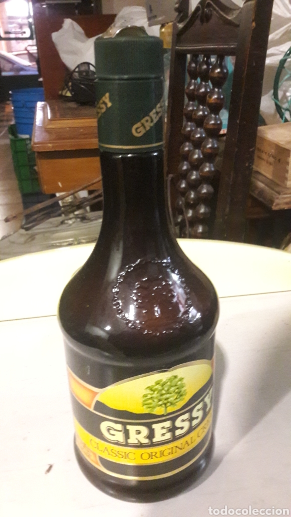 Coleccionismo de vinos y licores: Licor Gressy botella llena - Foto 1