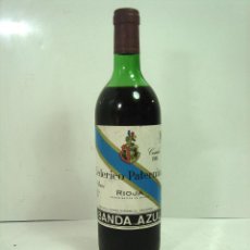 Coleccionismo de vinos y licores: AÑO 1986 - BOTELLA VINO RIOJA - PATERNINA BANDA AZUL COSECHA - FEDERICO HARO ESPAÑA. Lote 143379806