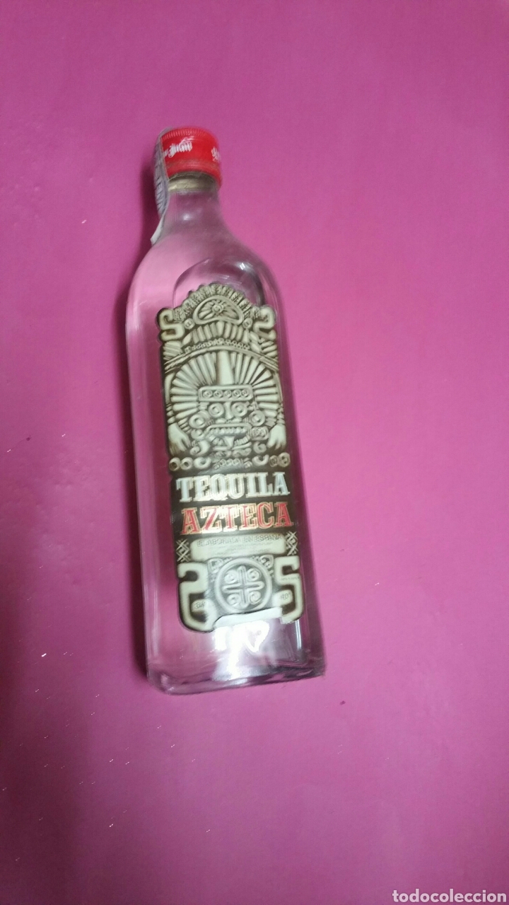 Coleccionismo de vinos y licores: BOTELLA TEQUILA AZTECA - Foto 1