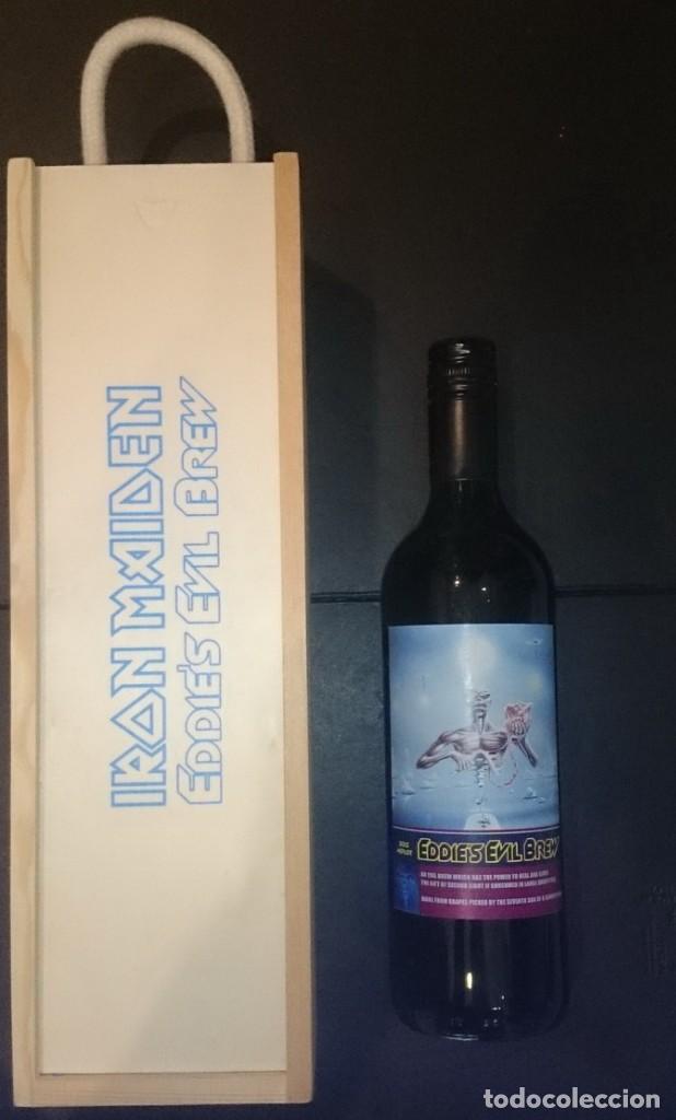 Coleccionismo de vinos y licores: IRON MAIDEN - Eddie's Evil Brew - Botella Vino Bottle Wine - 2013 Merlot - Chile - SIN ABRIR