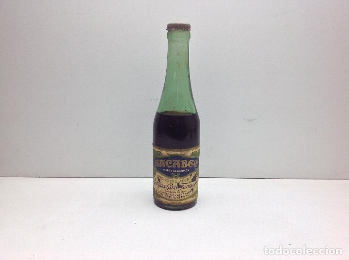 Colecionismo de vinhos e licores: BOTELLA MACABEO - LLENA TAPON ORIGINAL -CASA FONTANALS - VINO EXTRA APERITIVO -SAN SADURNI DE NOYA