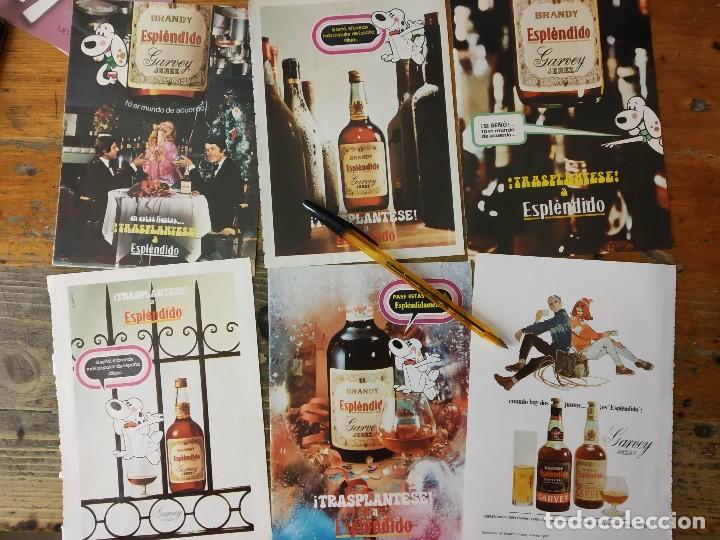 Collection of wines and liquors: BRANDY ESPLENDIDO GARVEY. PUBLICIDAD 6 PEQUE&Ntilde;OS ANUNCIOS.