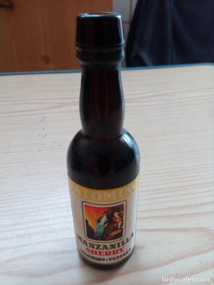Coleccionismo de vinos y licores: Botellin Manzanilla Sherry Palomino & Vergara