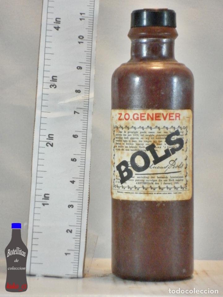 Coleccionismo de vinos y licores: BOTELLITA BOTELLIN Z.O. GENEVER GIN GINEBRA BOLS HOLLAND