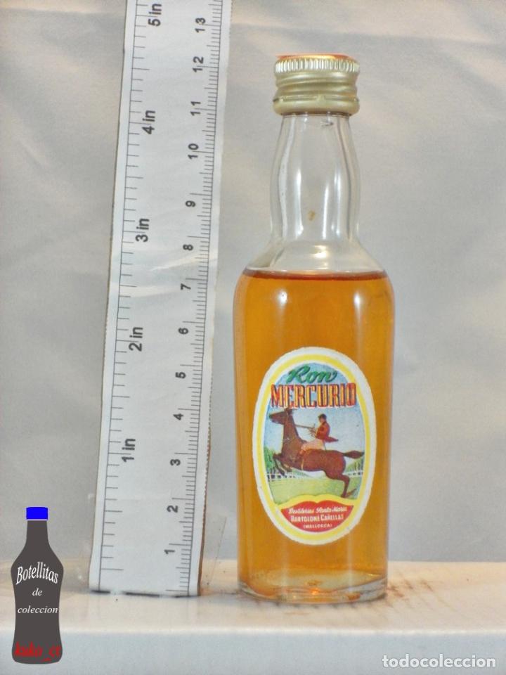 Sammlung von Weinen und Lik&ouml;ren: BOTELLITA BOTELLIN RON MERCURIO BARTOLOME CA&Ntilde;ELLAS MALLORCA