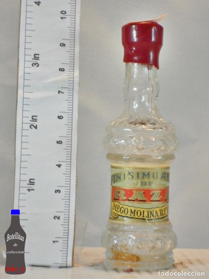 Collection of wines and liquors: BOTELLITA BOTELLIN FINISIMO ANIS DE RAZA DIEGO MOLINA REYES