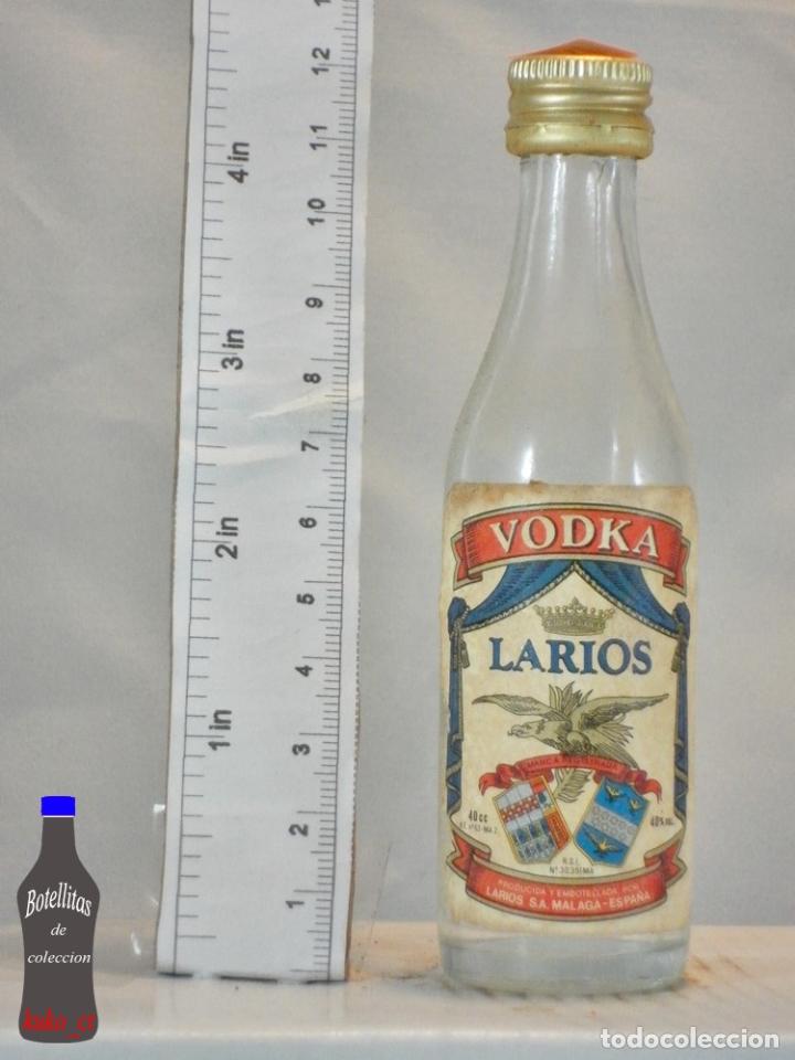 Sammlung von Weinen und Lik&ouml;ren: BOTELLITA BOTELLIN VODKA LARIOS DESTILERIAS LARIOS S.A. MALGA