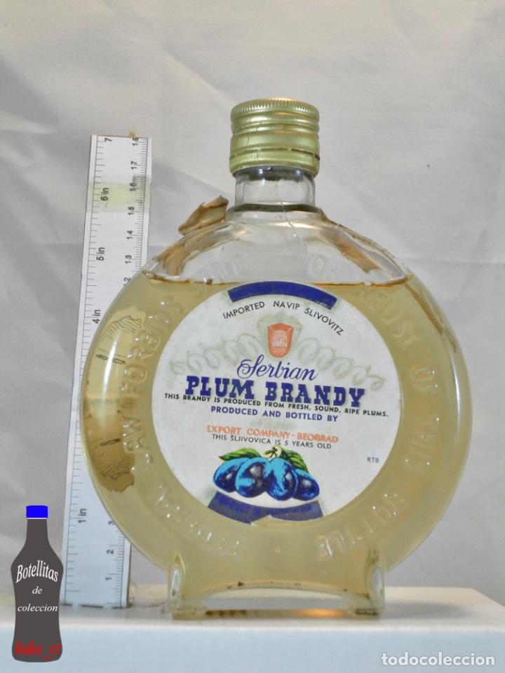 Coleccionismo de vinos y licores: BOTELLITA BOTELLIN SERBIA PLUM BRANDY NAVIP EXPORT COMPANY BOOGRAD