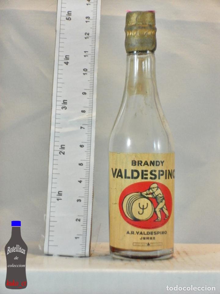 Coleccionismo de vinos y licores: BOTELLITA BOTELLIN SOLERA BRANDY A.R. VALDESPINO JEREZ