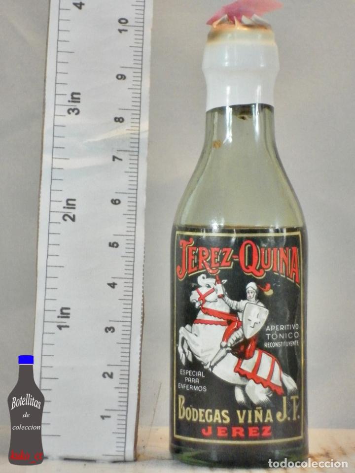 Coleccionismo de vinos y licores: BOTELLITA BOTELLIN JEREZ QUINA APERITIVO BODEGAS VI&Ntilde;A J.T. JEREZ