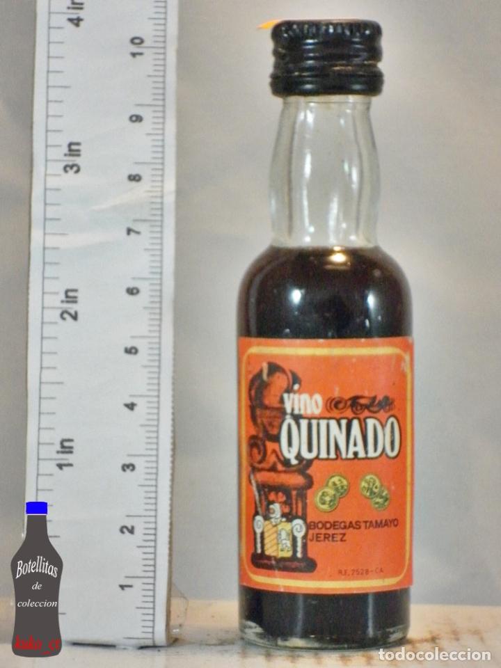 Sammlung von Weinen und Lik&ouml;ren: BOTELLITA BOTELLIN VINO QUINADO BODEGAS TAMAYO JEREZ