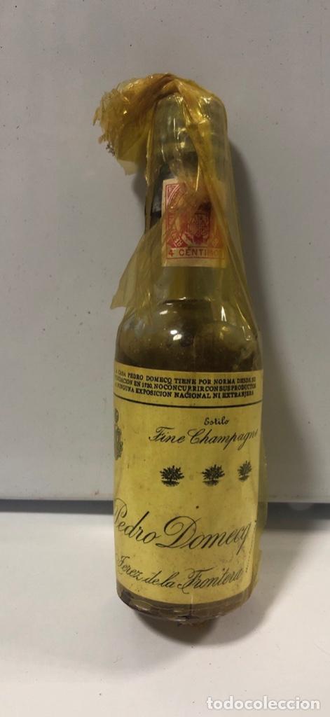 Collectionnisme de vins et liqueurs: BOTELLIN ESTILO FINE CHAMPAGNE. PEDRO DOMECQ. JEREZ DE LA FRONTERA.