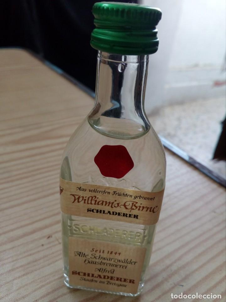 Coleccionismo de vinos y licores: Botellin Schladerer William&acute;s Birne