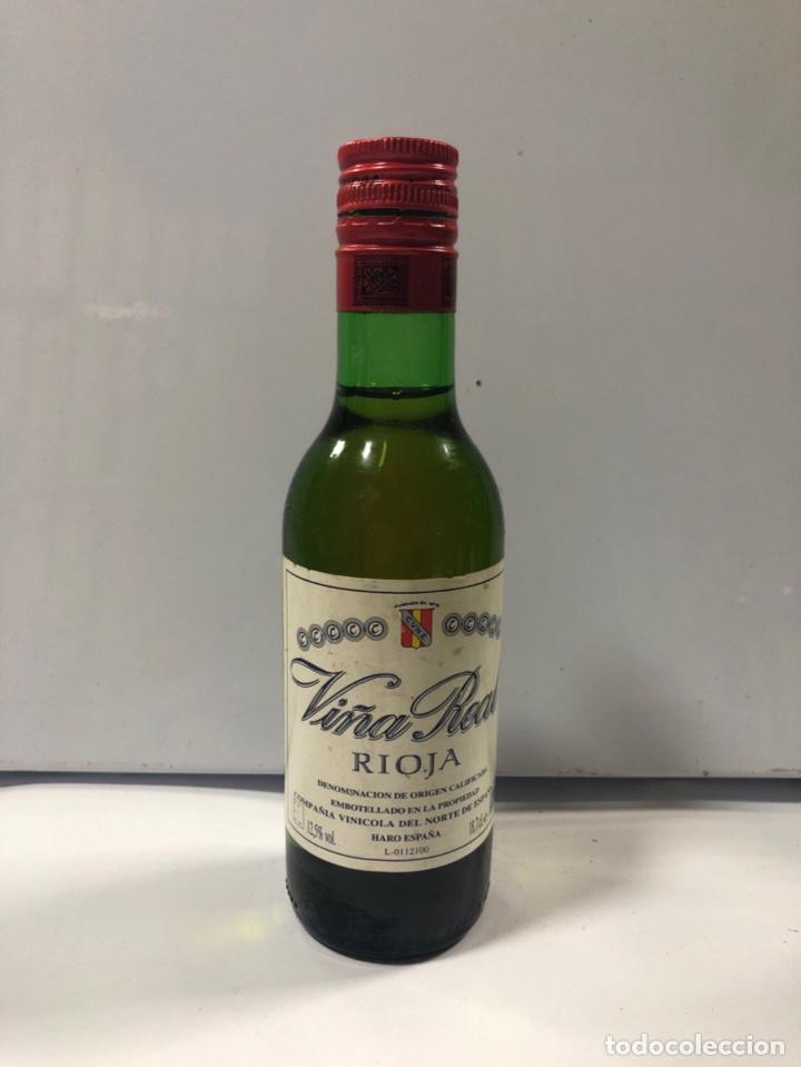 Collectionnisme de vins et liqueurs: BOTELLIN RIOJA VI&Ntilde;A REAL. COMPA&Ntilde;IA VINICOLA DEL NORTE DE ESPA&Ntilde;A. HARO ESPA&Ntilde;A. 18,7 CL . 12.5% VOL.