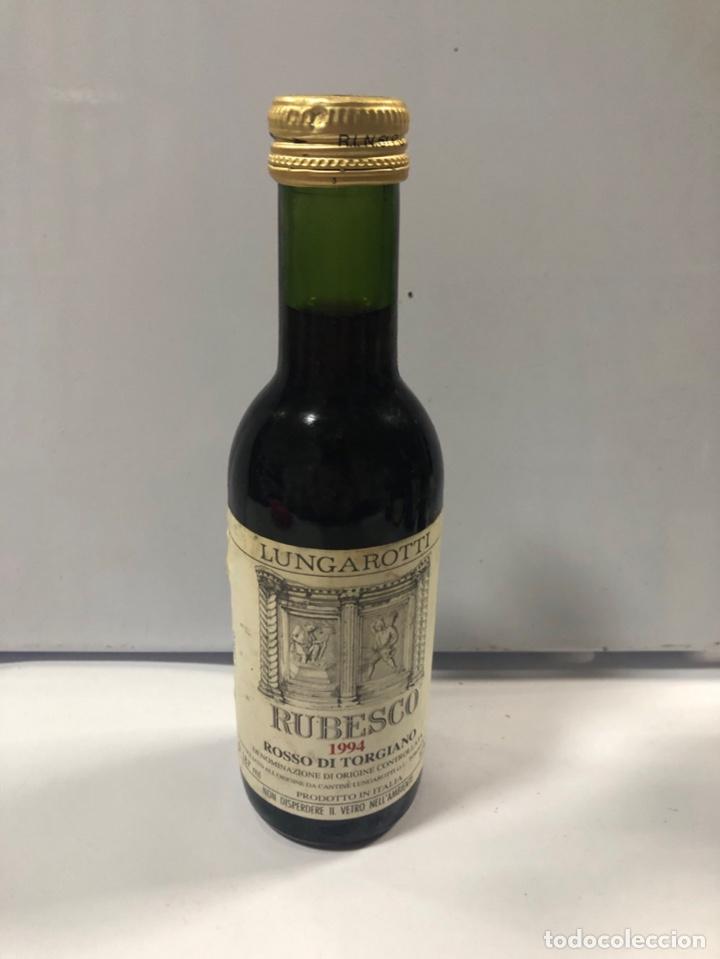 Collectionnisme de vins et liqueurs: BOTELLIN ROSSO DI TORGIANO. RUBESCO 1994. LUNGAROTTI. VINO ITALIANO. 18,7 CL. 12% VOL.