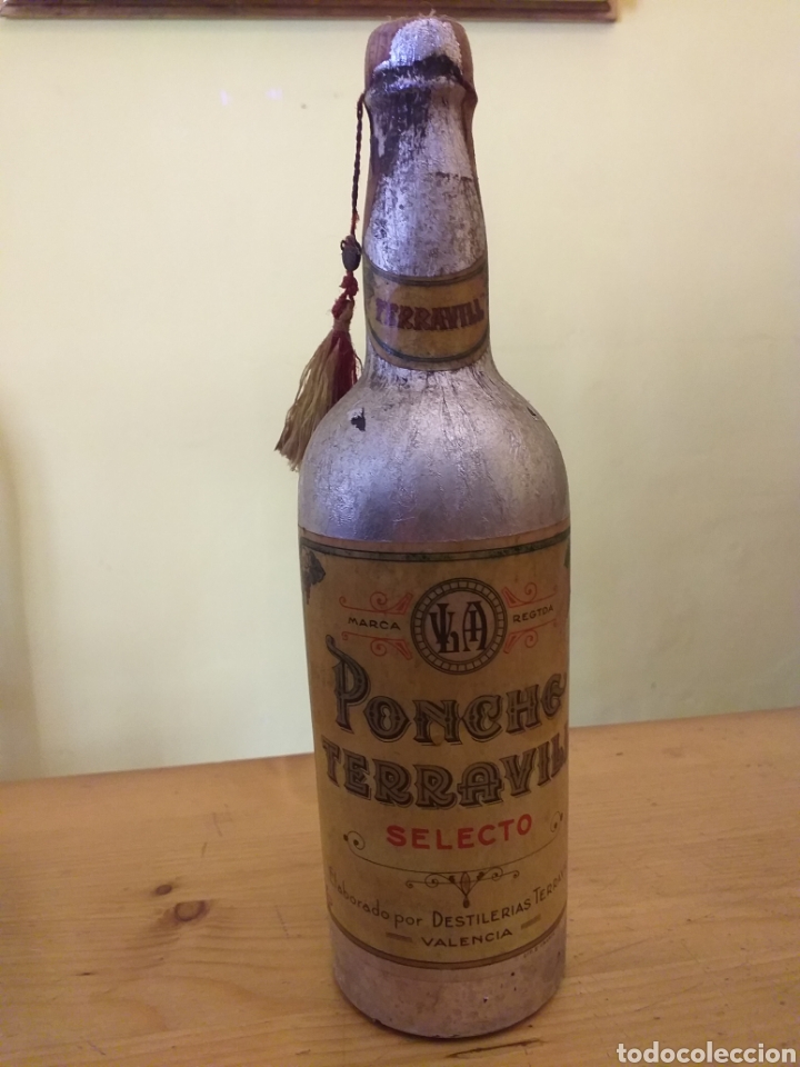 Coleccionismo de vinos y licores: Ponche Terravill precintada - Foto 1